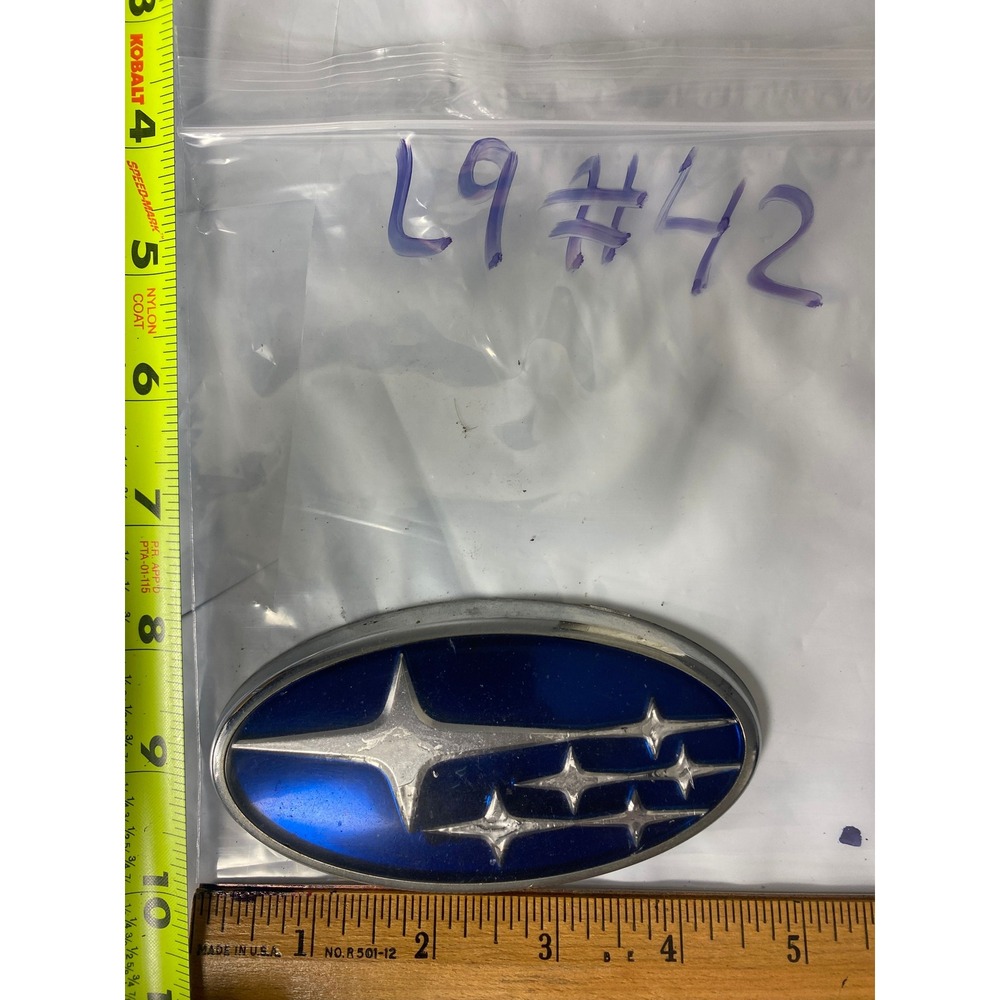 Subaru Blue Silver Oval Star Logo Emblem Badge Nameplate 4.75 Inch L9 #42